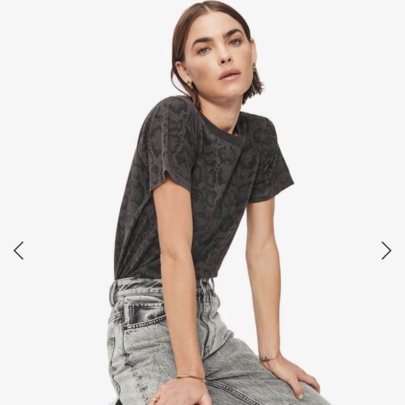 LILI TEE PYTHON - CHARCOAL - Picture 5 of 6